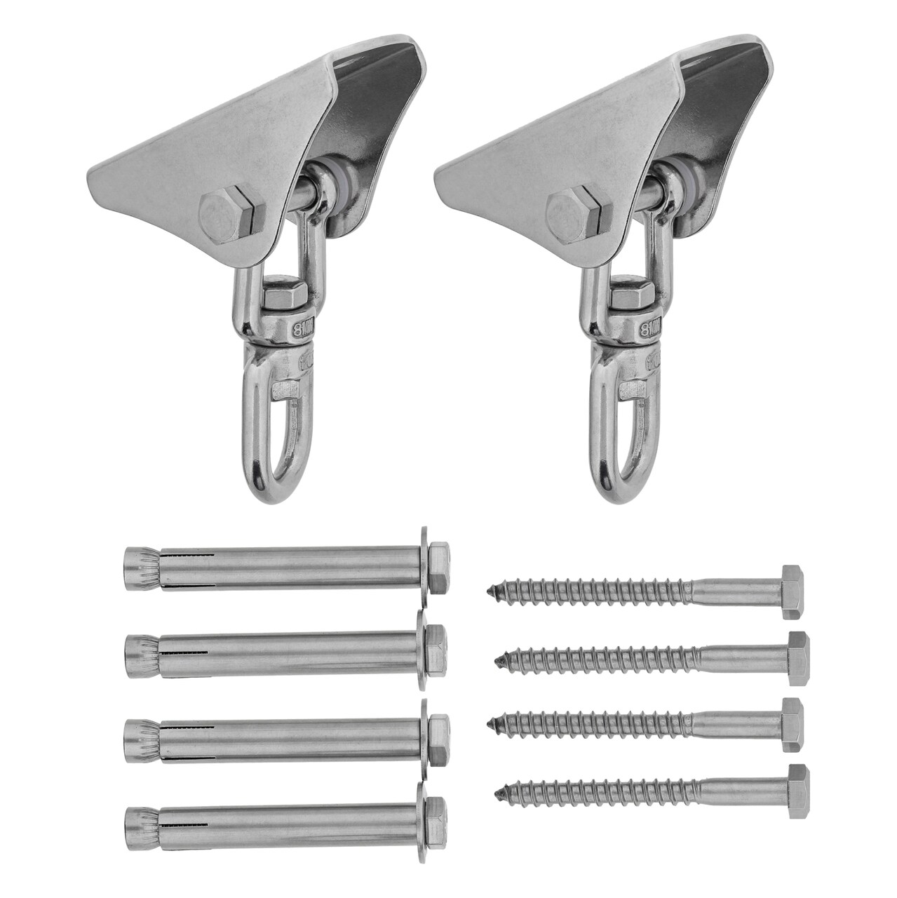 Get Out! Tire Swing Swivel Hanger - 360 Degree Spinner Hardware Mount